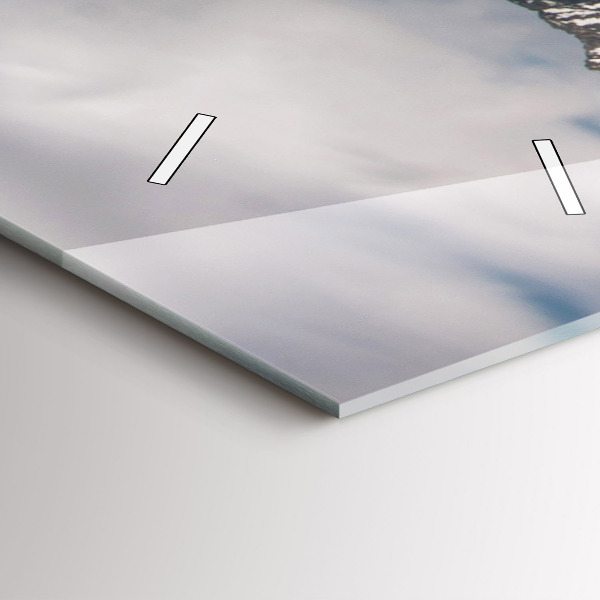 Orologio verticale in vetro Alti Tatra in Slovacchia