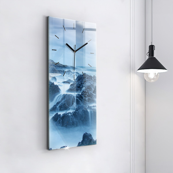 Orologio verticale in vetro Faro