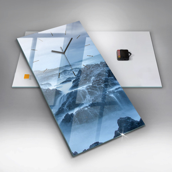 Orologio verticale in vetro Faro