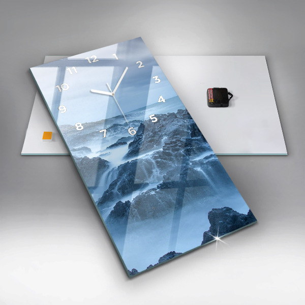 Orologio verticale in vetro Faro