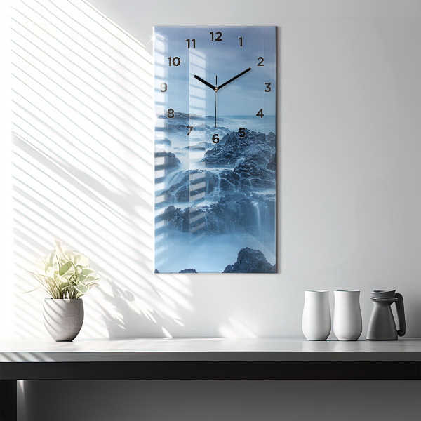 Orologio verticale in vetro Faro