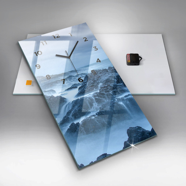 Orologio verticale in vetro Faro