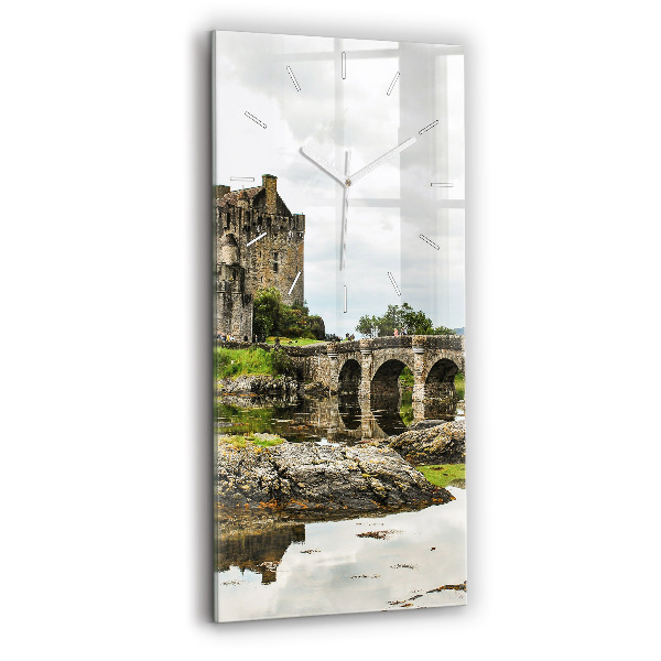 Orologio verticale in vetro Castello di Eilean Donan Scozia