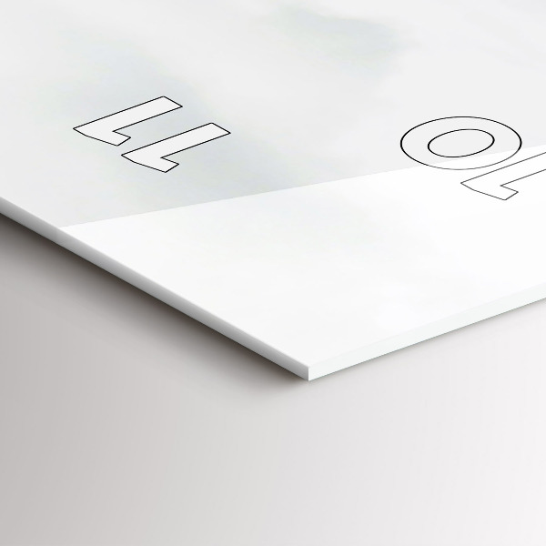 Orologio verticale in vetro Castello di Eilean Donan Scozia