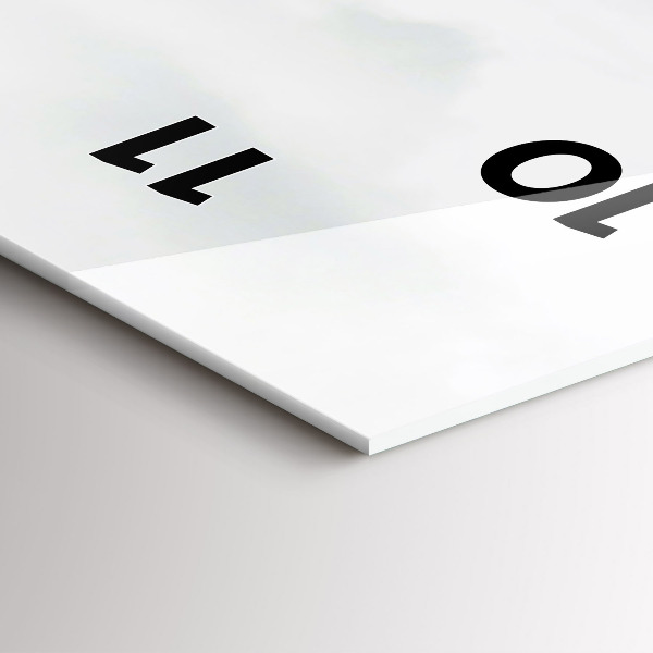 Orologio verticale in vetro Castello di Eilean Donan Scozia