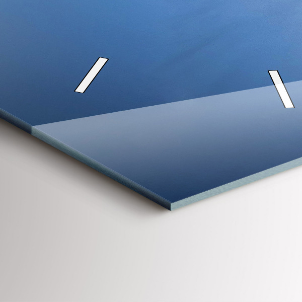 Orologio verticale in vetro Foto di Chicago