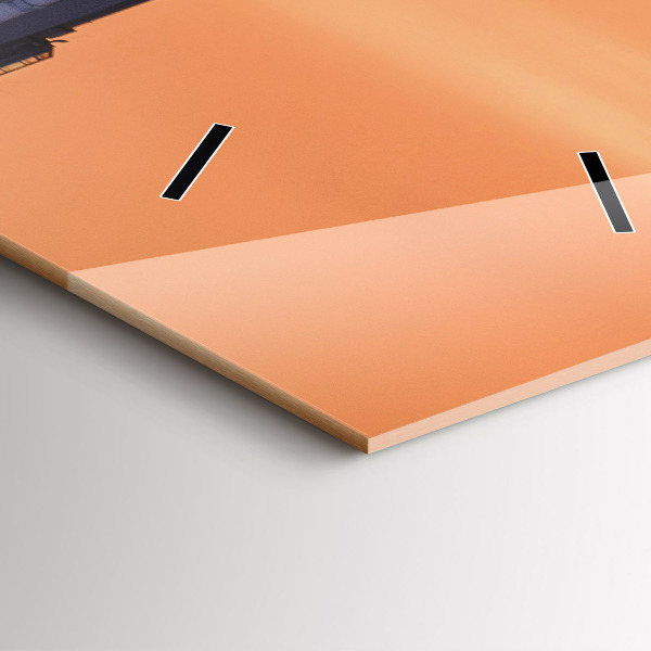 Orologio verticale in vetro Ponte Benjamin Franklin