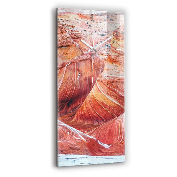 Orologio verticale in vetro Il pittoresco Grand Canyon