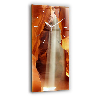 Orologio verticale in vetro Canyon del deserto