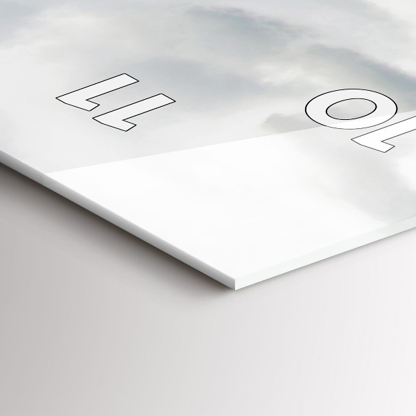 Orologio verticale in vetro Il mare alle Hawaii