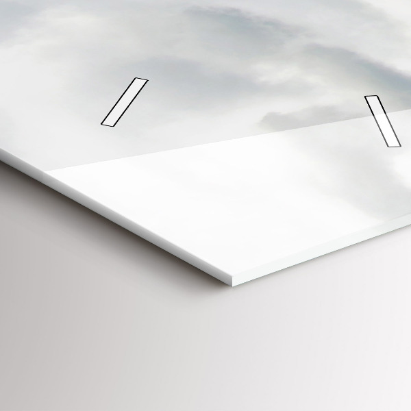 Orologio verticale in vetro Il mare alle Hawaii