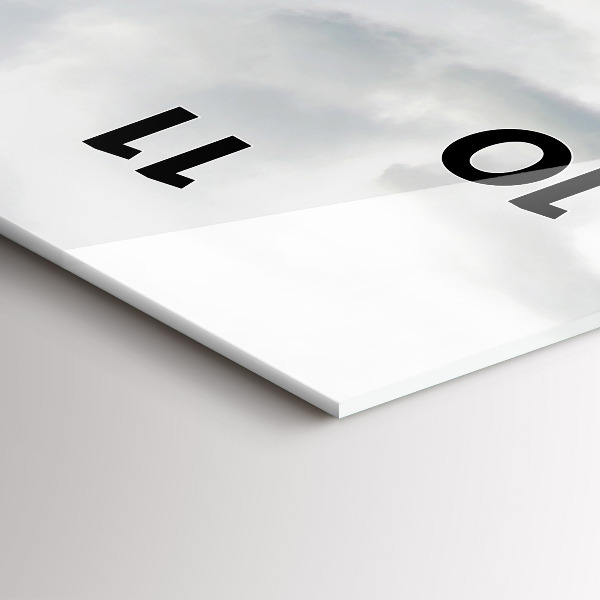 Orologio verticale in vetro Il mare alle Hawaii