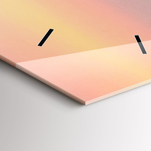 Orologio verticale in vetro Surfista alle Hawaii