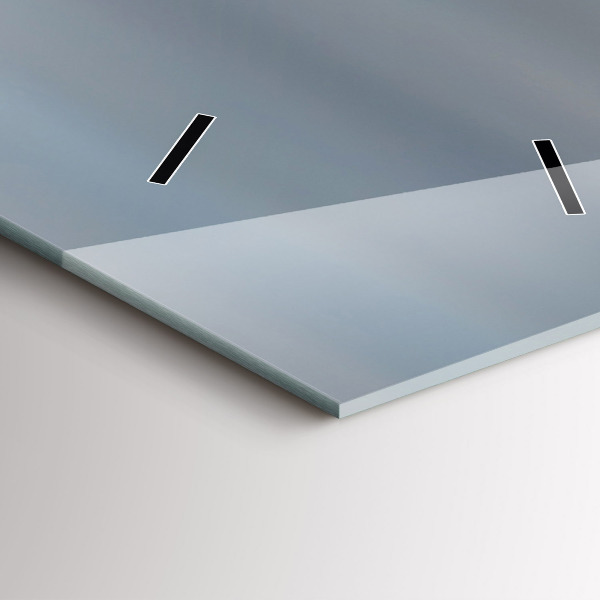 Orologio verticale in vetro Bandiera degli Stati Uniti che sventola