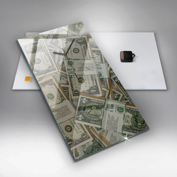 Orologio verticale in vetro 1 dollaro USA