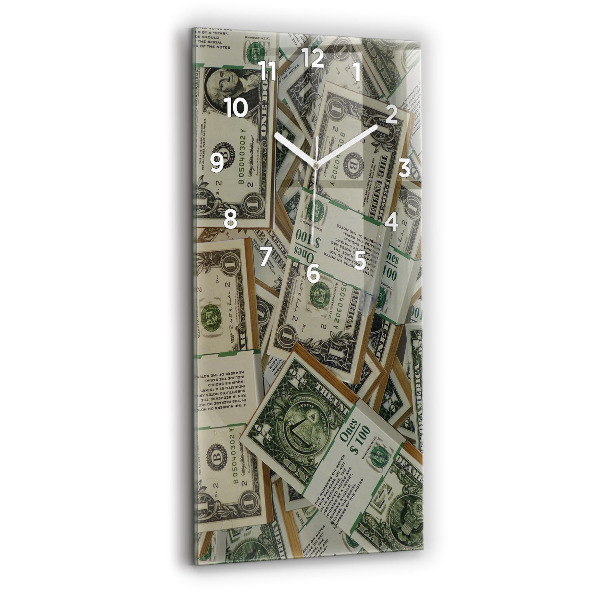 Orologio verticale in vetro 1 dollaro USA