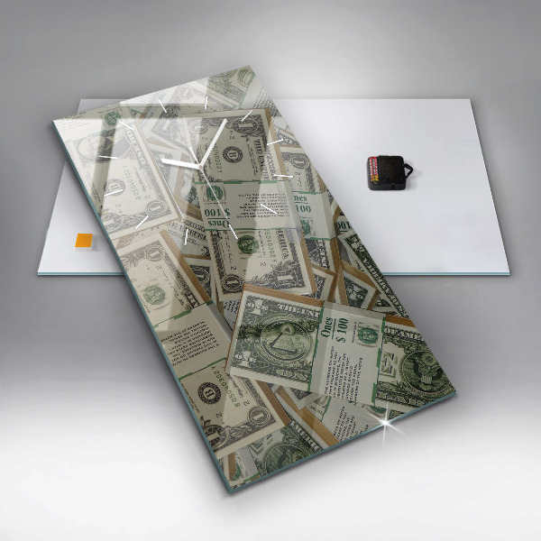 Orologio verticale in vetro 1 dollaro USA