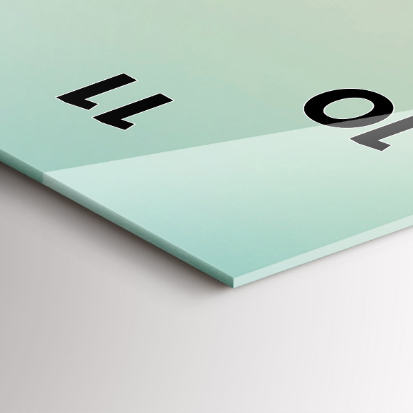 Orologio verticale in vetro Palme a Malibu