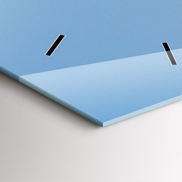 Orologio verticale in vetro Una barca che galleggia sull'oceano