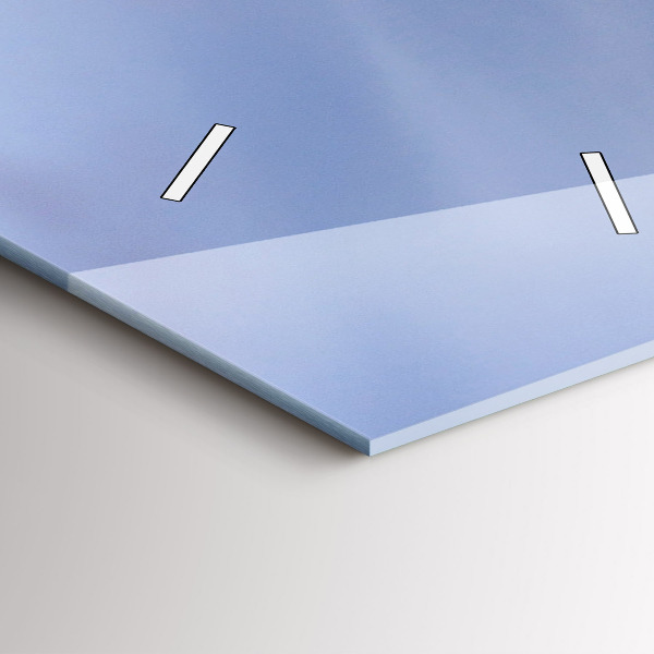 Orologio verticale in vetro Tramonto in città