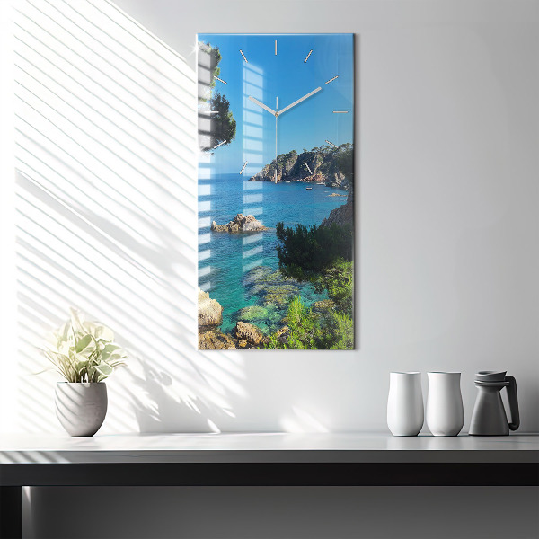 Orologio verticale in vetro Costa Brava