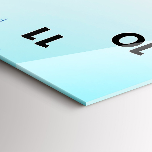 Orologio verticale in vetro Plaza de Espana a Siviglia