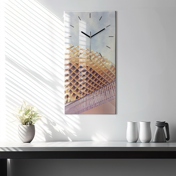 Orologio verticale in vetro Punto panoramico di Siviglia