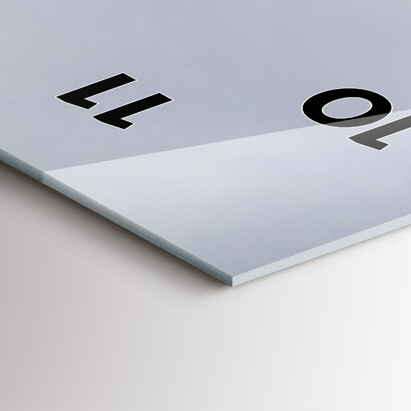 Orologio verticale in vetro Statua della Vergine Maria a Lione