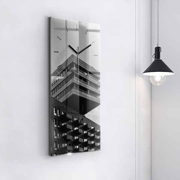 Orologio verticale in vetro Architettura ad Amsterdam