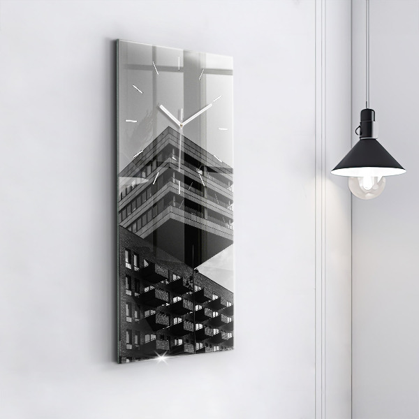 Orologio verticale in vetro Architettura ad Amsterdam