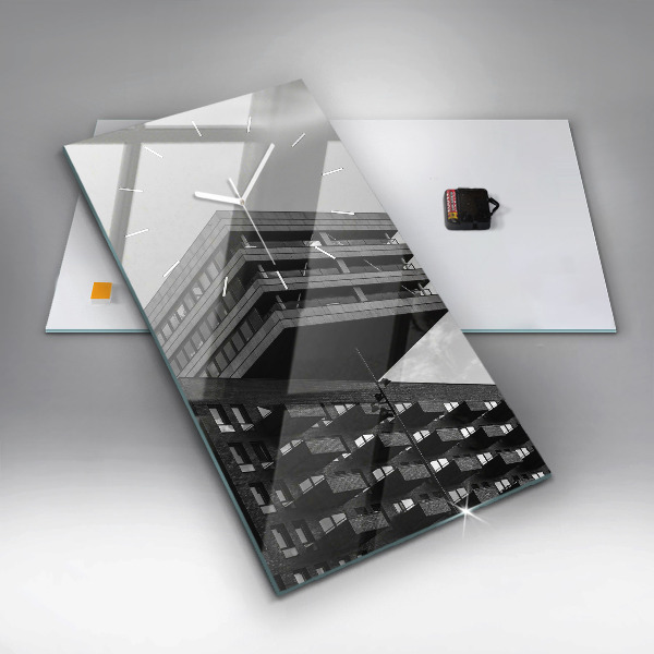 Orologio verticale in vetro Architettura ad Amsterdam