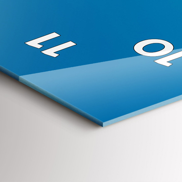 Orologio verticale in vetro Scogliere a Dubrovnik