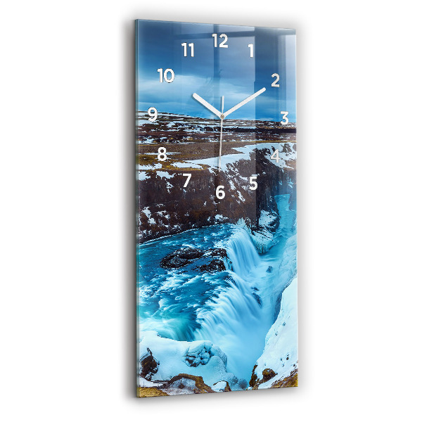 Orologio verticale Cascata Gullfoss in Islanda