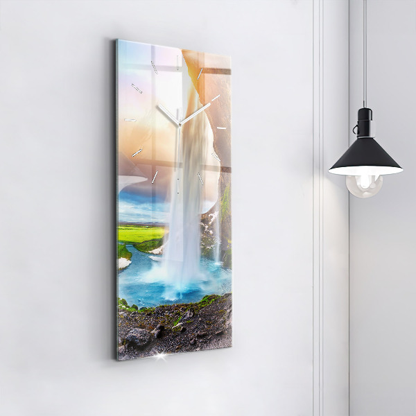 Orologio verticale Cascata in Islanda