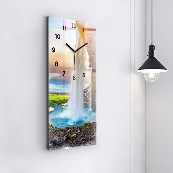 Orologio verticale Cascata in Islanda