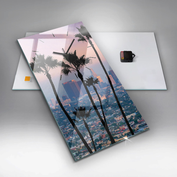 Orologio verticale Tramonto a Los Angeles