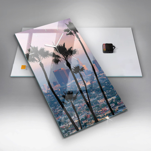 Orologio verticale Tramonto a Los Angeles