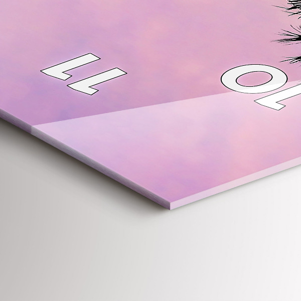 Orologio verticale Tramonto a Los Angeles