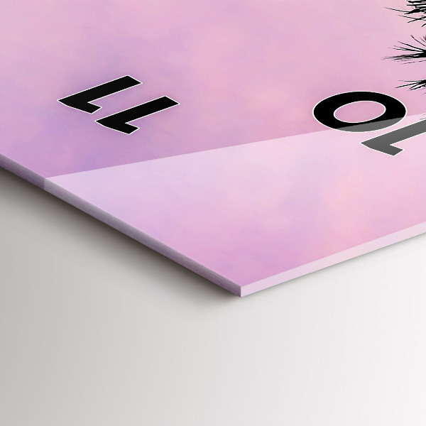 Orologio verticale Tramonto a Los Angeles