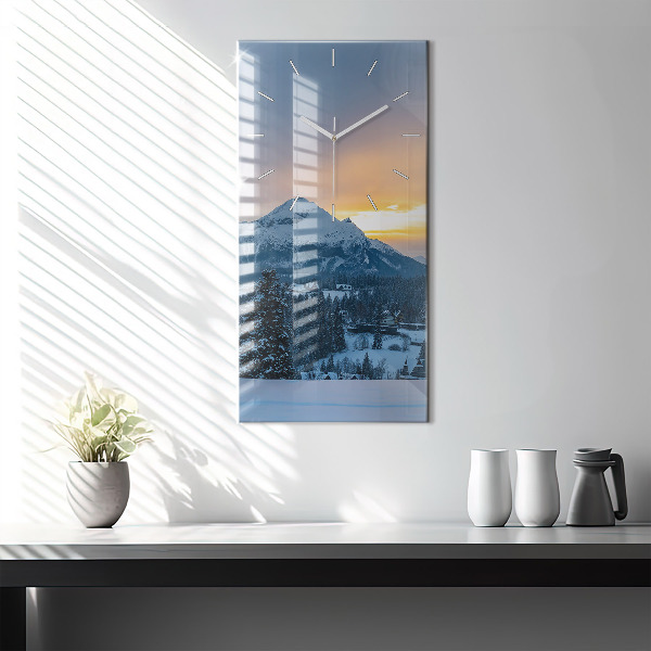Orologio verticale Paesaggio montano