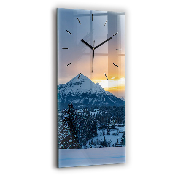 Orologio verticale Paesaggio montano