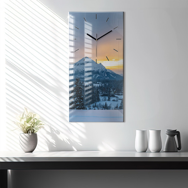 Orologio verticale Paesaggio montano