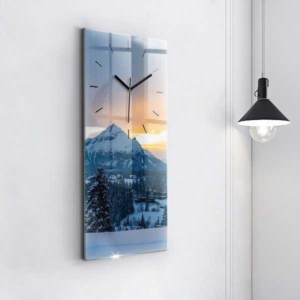 Orologio verticale Paesaggio montano