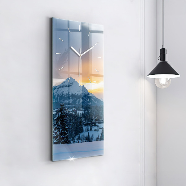 Orologio verticale Paesaggio montano