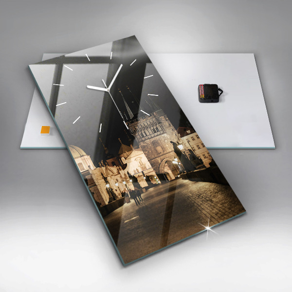 Orologio verticale Ponte Carlo a Praga