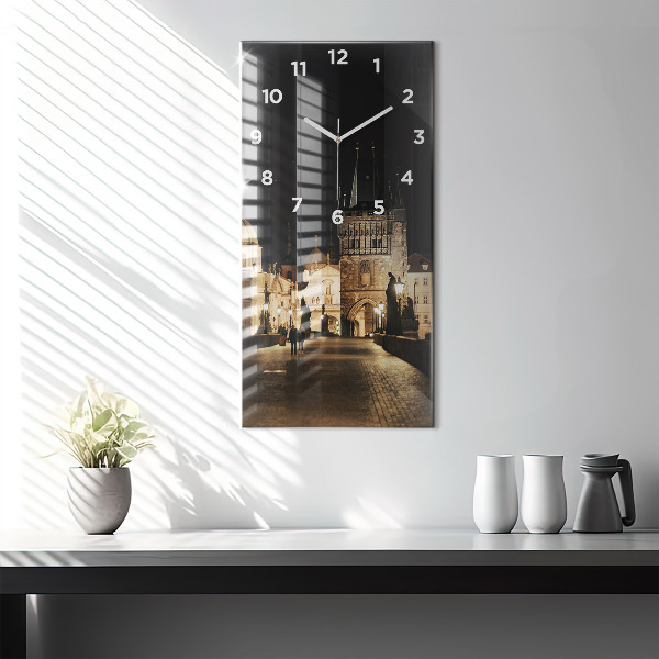 Orologio verticale Ponte Carlo a Praga