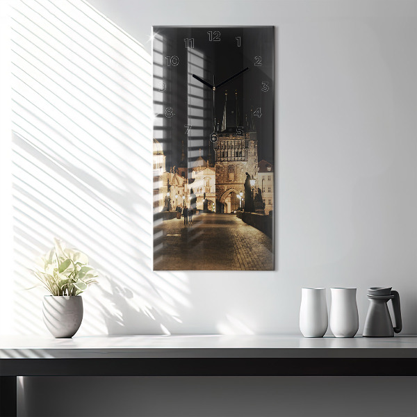 Orologio verticale Ponte Carlo a Praga