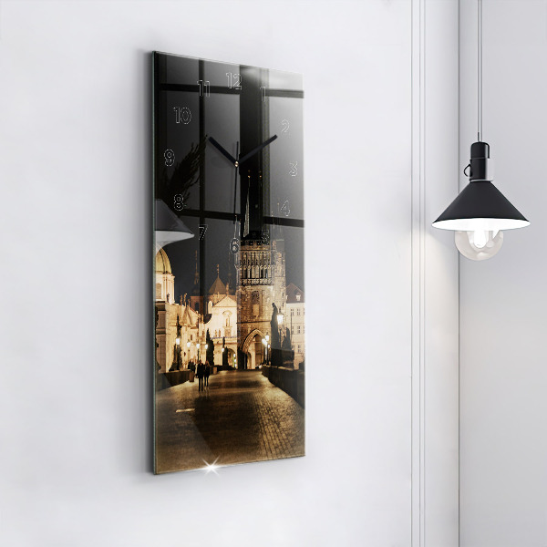 Orologio verticale Ponte Carlo a Praga