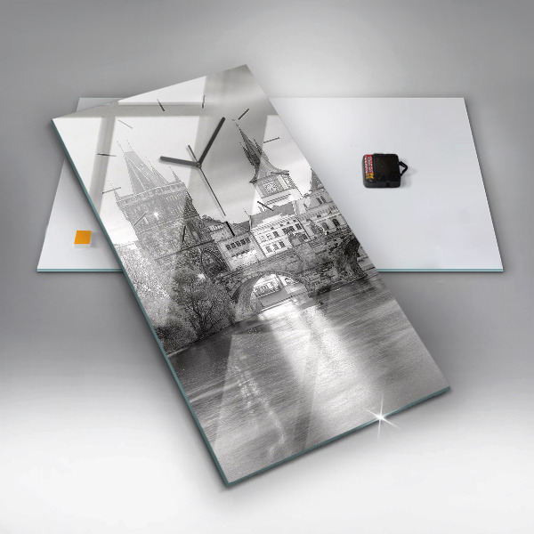 Orologio verticale Ponte Carlo a Praga