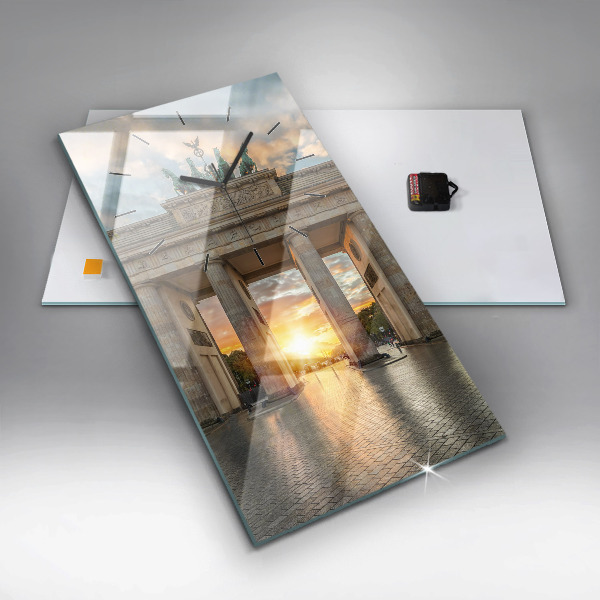 Orologio verticale Porta di Brandeburgo a Berlino